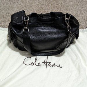 Cole Haan Black Leather Satchel
